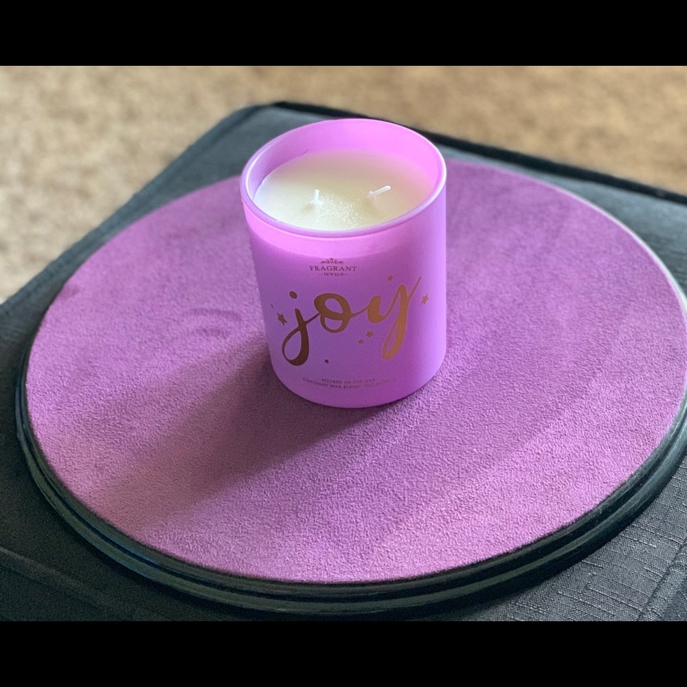 Choose Joy Candle Purple (size 5 intact)
